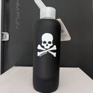 BKR Black Skull and Crossbones Water Bottle